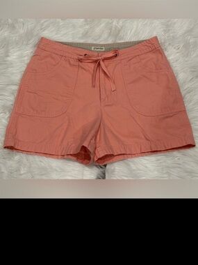 St. John’s Bay Coral Women’s Drawstring Shorts Size 8